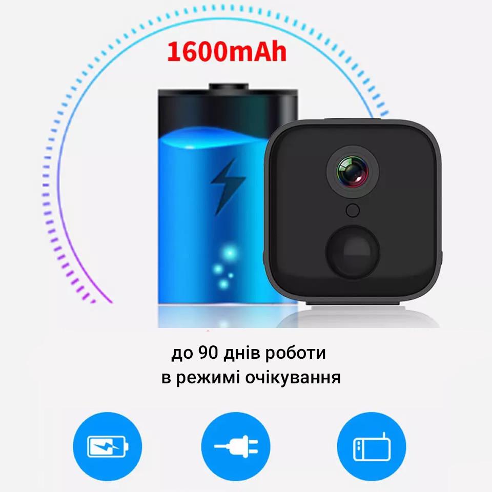 Мини камера Wi-Fi Wsdcam A21 с работой до 90 дней и датчиком движения FullHD 1080 P - фото 10 Мини камера Wi-Fi Wsdcam A21 с работой до 90 дней и датчиком движения FullHD 1080 P - фото 10