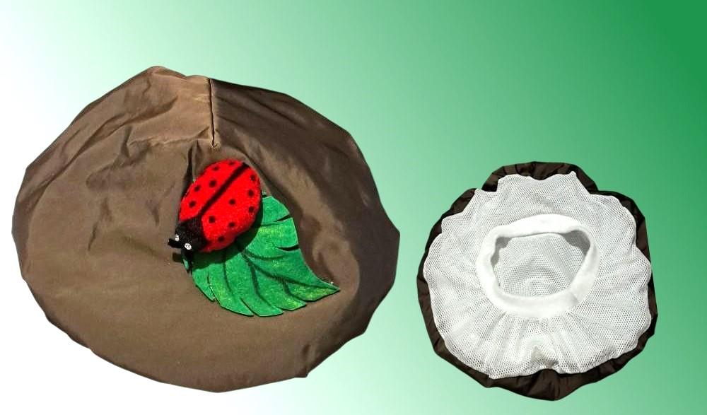 Карнавальна шапочка Грибочка з Сонечком комірець - фото 3 Карнавальна шапочка Грибочка з Сонечком комірець - фото 3