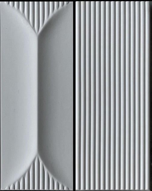 3D-панель гипсовая ГРАНДЕ под покраску 500x200x32/500x200x15 мм Белый