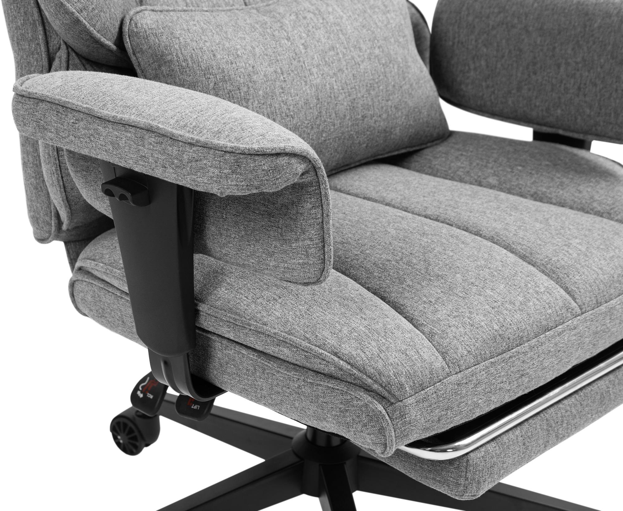 Офисное кресло GT Racer B-2511 Fabric Gray (1606) - фото 10