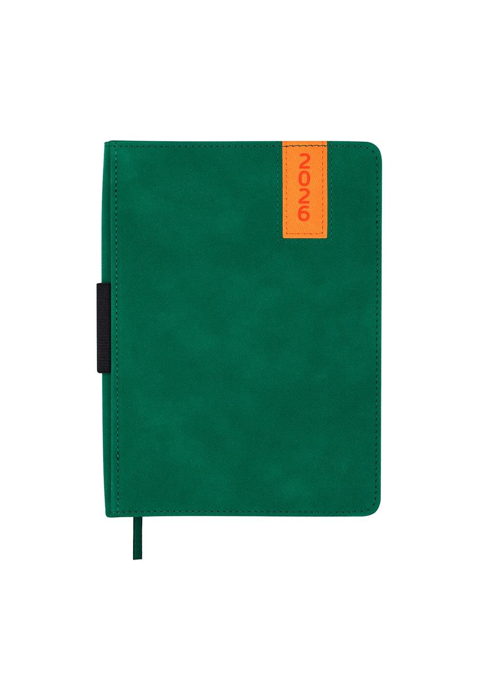 Ежедневник Buromax 2026 VERONA А5 датированный Зеленый (BM.2115-04)