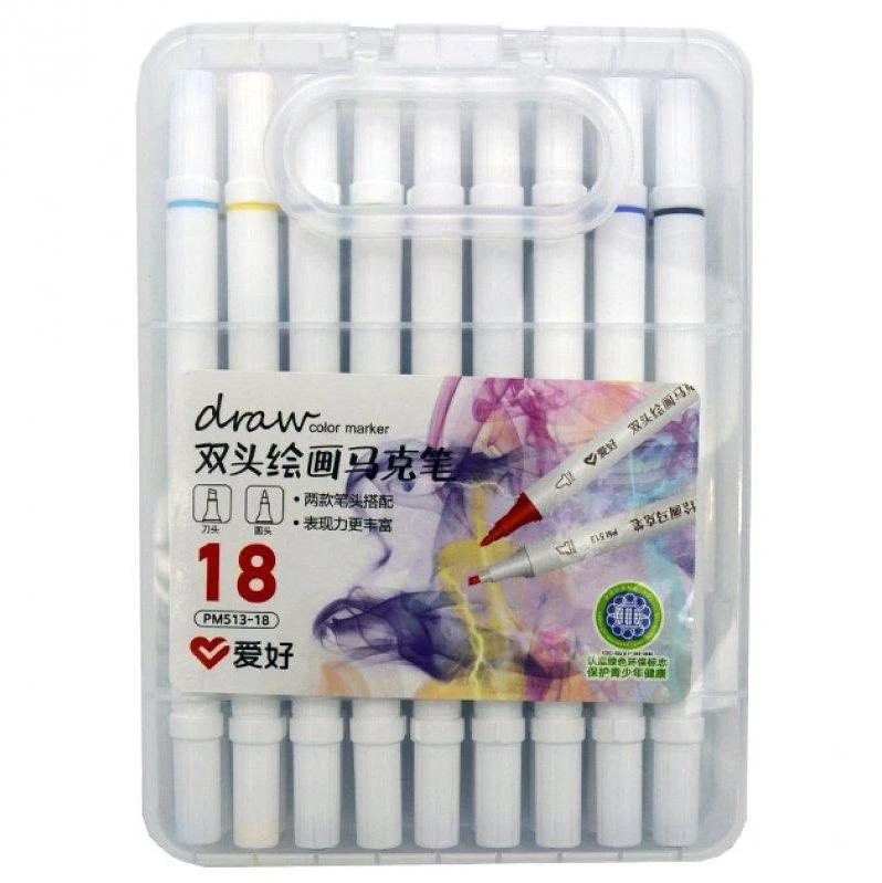 Набор маркеров AIHAO 18 цветов (MAH-AH-PM-513-18)