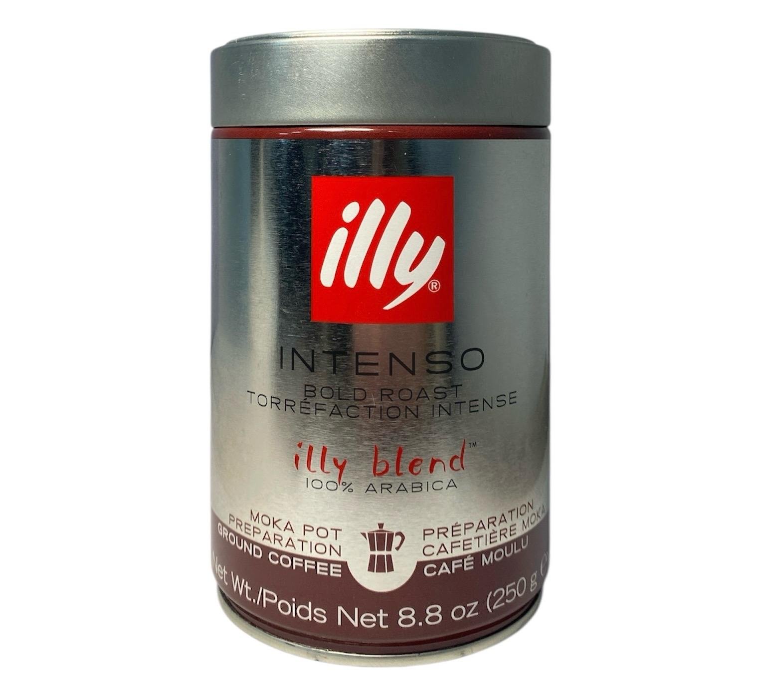 Кава illy Moka Intenso мелена в металевій банці 250 г (60685)