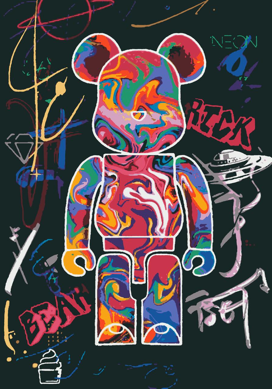 Комплект картин по номерам Riviera Blanca Graffiti fan 2 шт. (ITR-069) - фото 2 Комплект картин по номерам Riviera Blanca Graffiti fan 2 шт. (ITR-069) - фото 2