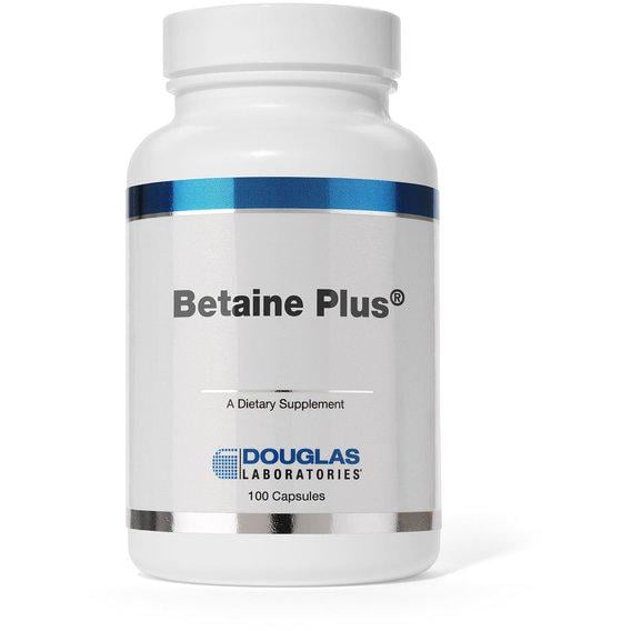 Бетаїну гідрохлорид Douglas Laboratories Betaine Plus 100 Caps (DOU-01229)