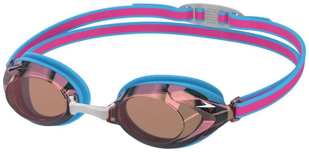Очки для плавания детские Speedo JUNIOR VANQUISHER 3.0 MIRROR One Size Розовый/Голубой (38100325)