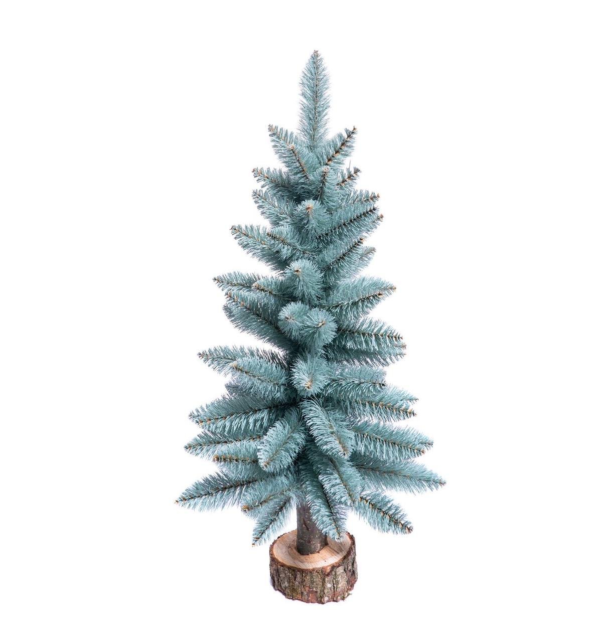 Штучна ялинка настільна SGH Elegant на пеньочку 85 см Блакитний (1344946330) Штучна ялинка настільна SGH Elegant на пеньочку 85 см Блакитний (1344946330)