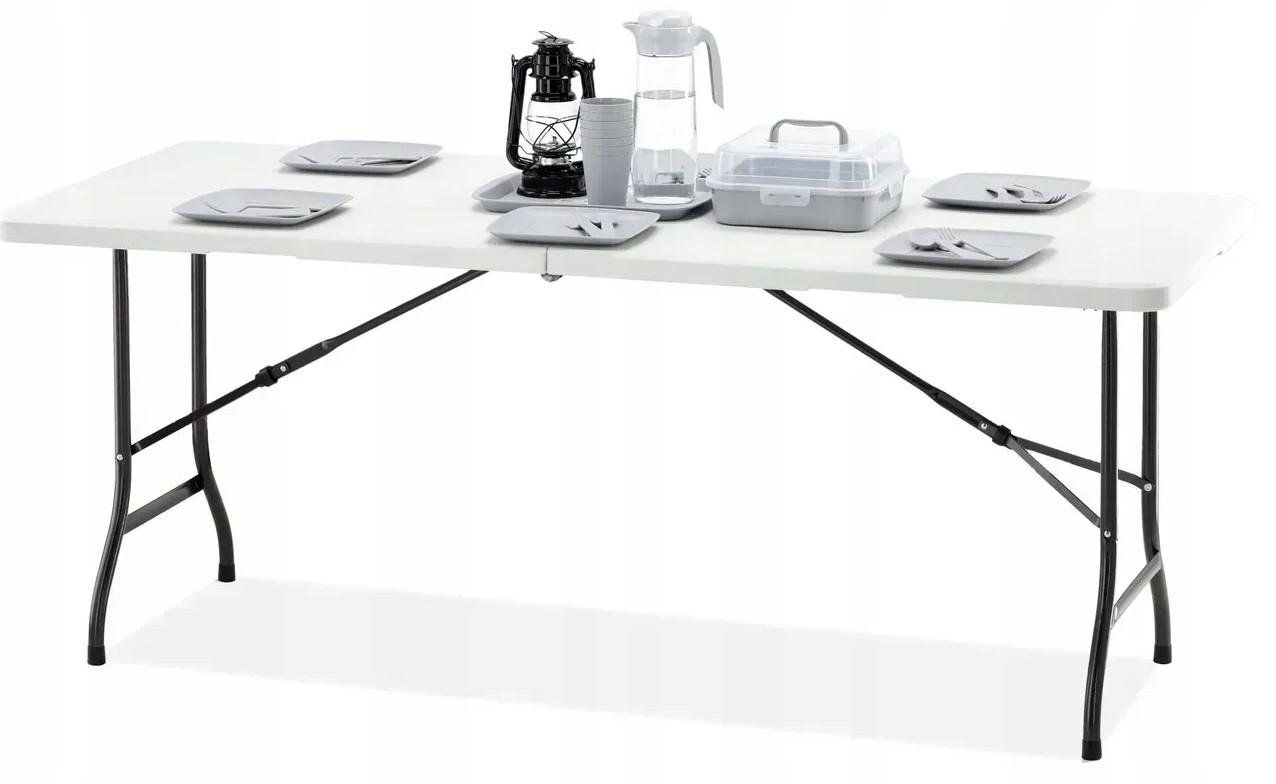 Стол-чемодан раскладной пластиковый Белый