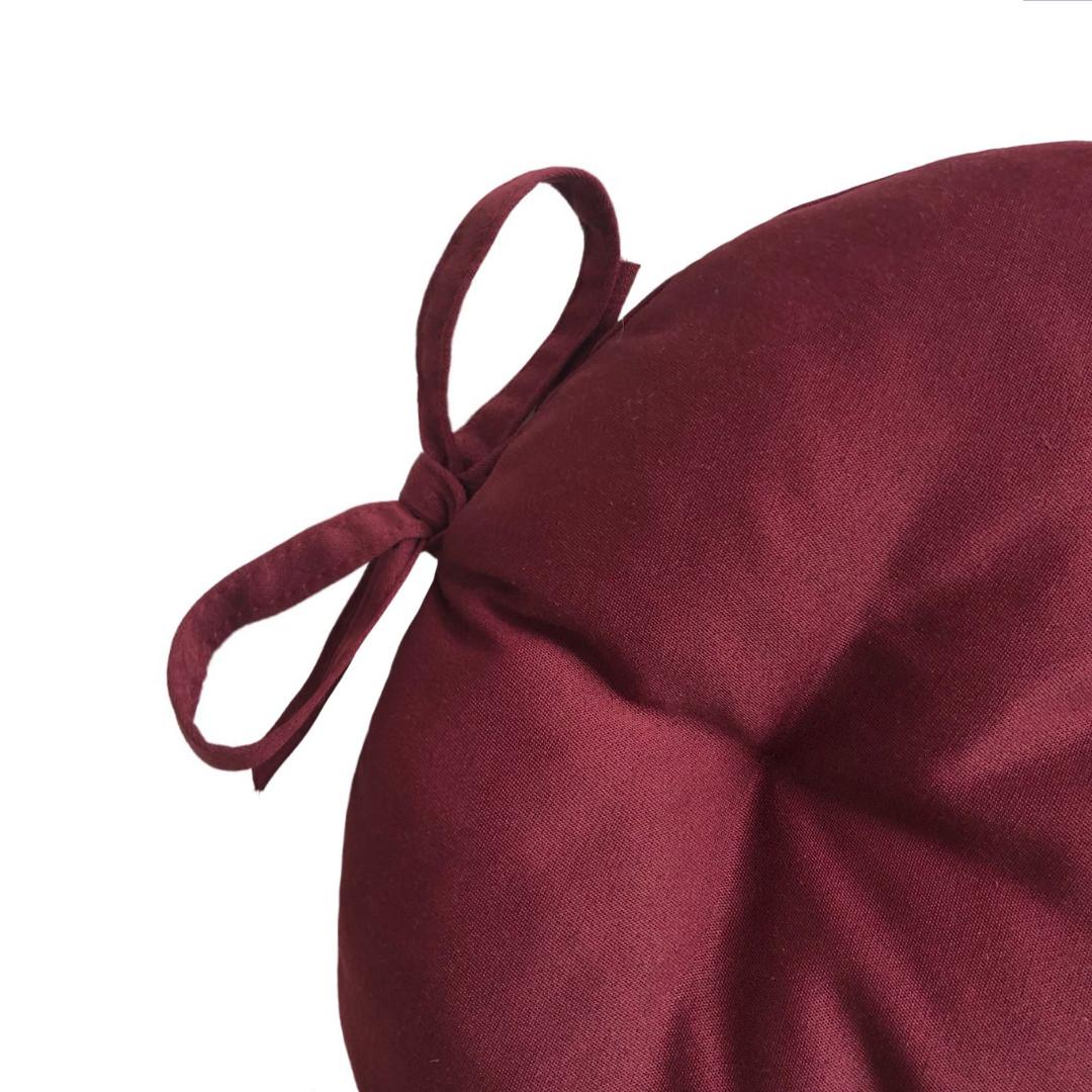 Подушка для стула/кресла/табурета 40x8 см Бордовый (2105504422) - фото 3 Подушка для стула/кресла/табурета 40x8 см Бордовый (2105504422) - фото 3