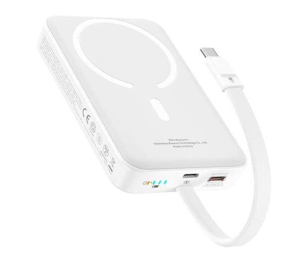 Повербанк Baseus Magnetic Mini PowerBank 10000 mAh 30W White Bayern (P1002210B213-Z1) - фото 2 Повербанк Baseus Magnetic Mini PowerBank 10000 mAh 30W White Bayern (P1002210B213-Z1) - фото 2