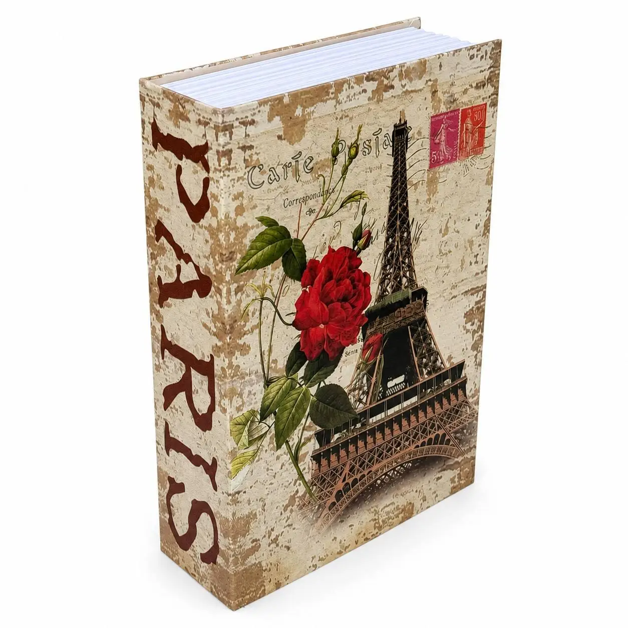 Сейф-книга HomeSafe PARIS з ключем для зберігання грошей і цінностей 24x15,5x5,5 см (M1196)