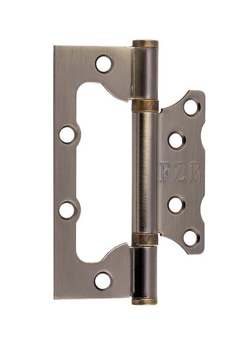 Петли-бабочки накладные для межкомнатных дверей FZB 100x63x2 1 шт. Бронзовый