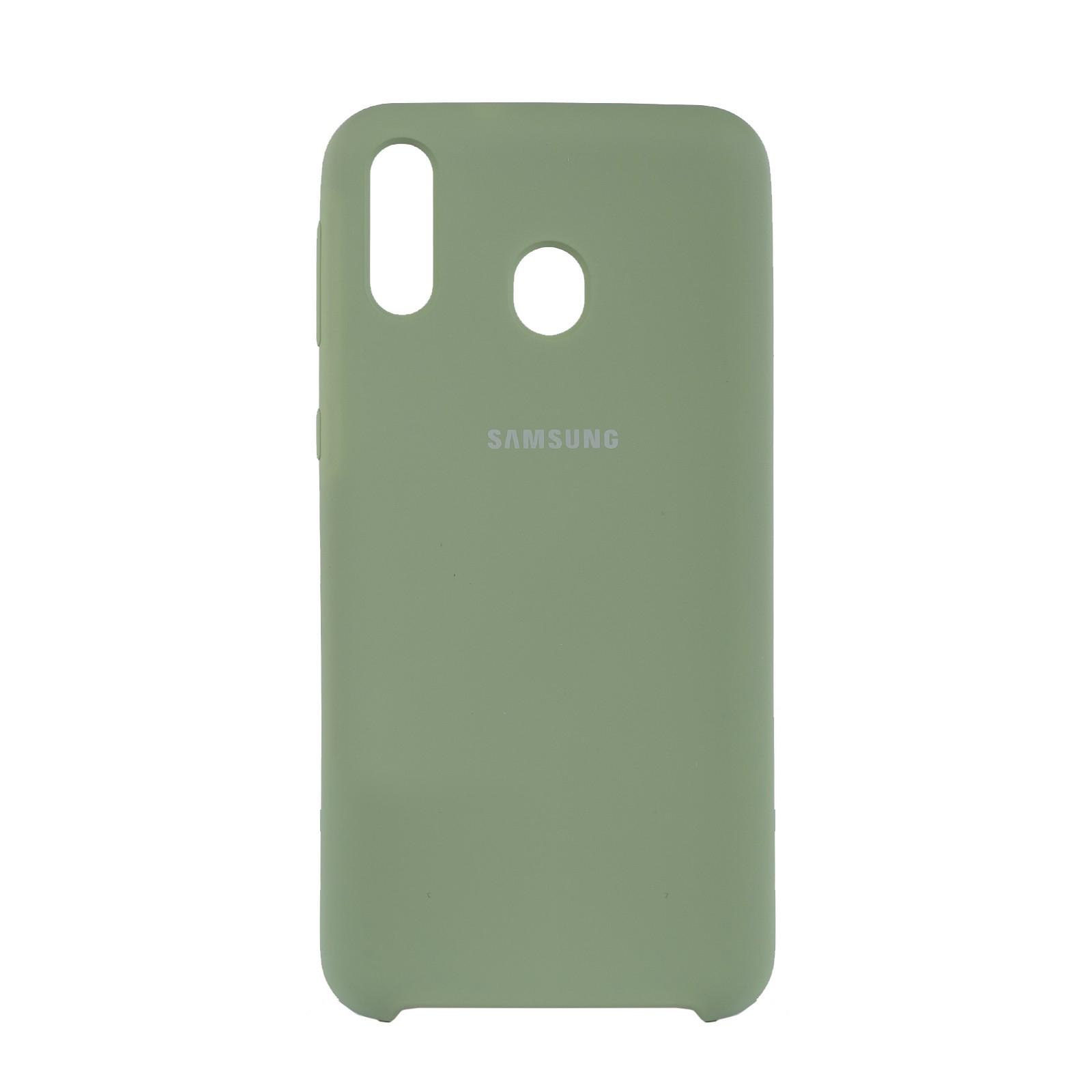 Чехол Jelly Silicone Case Samsung M20 Светло-зеленый
