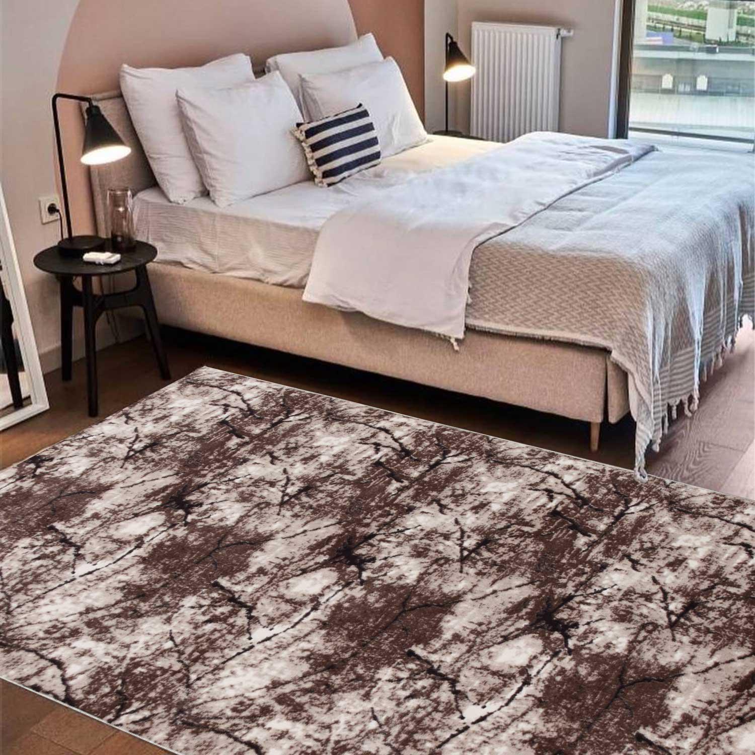 Ковер на силиконовой основе противоскользящий DAKARIA Soft Run 4090Br 2x2 м Коричневый (00-00020415) - фото 5 Ковер на силиконовой основе противоскользящий DAKARIA Soft Run 4090Br 2x2 м Коричневый (00-00020415) - фото 5