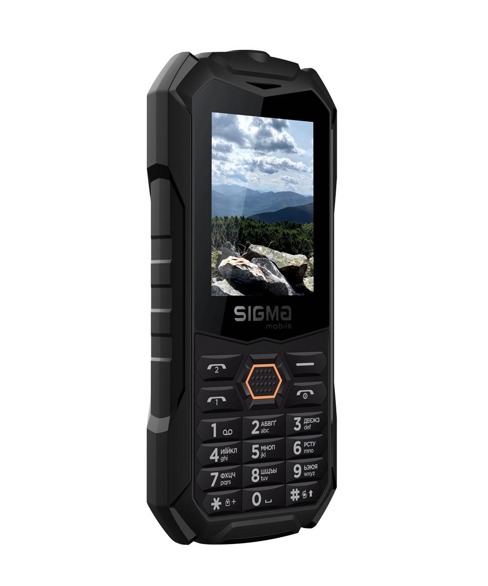 Мобільний телефон Sigma mobile X-treme PV68 Dual Sim Black/Orange (4827798738221) - фото 2