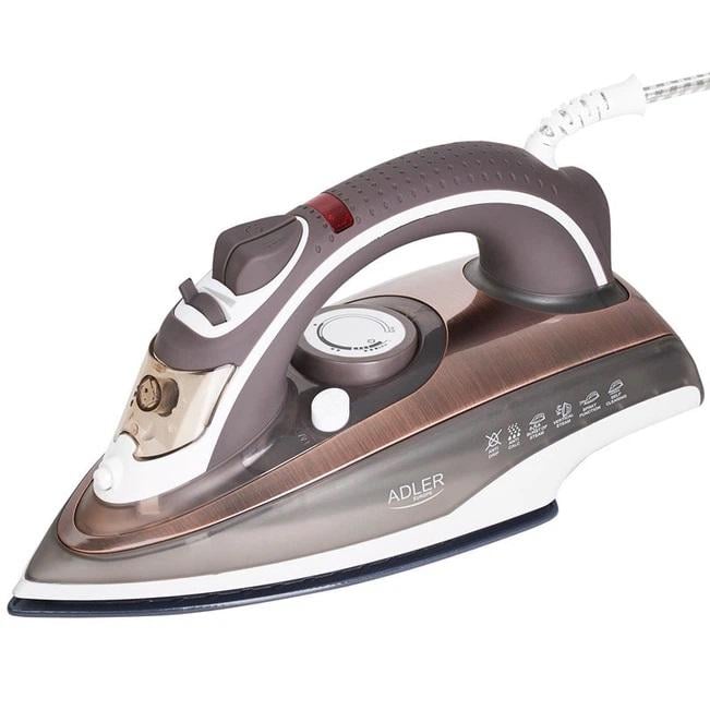 Праска парова Adler AD 5030 з керамічною підошвою 3000 Вт (13355719)