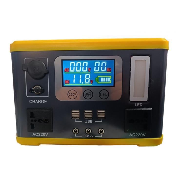 Інвертор акумуляторний EP-P500W із сонячною панеллю 12 V/40 Ah 60 W (11114)