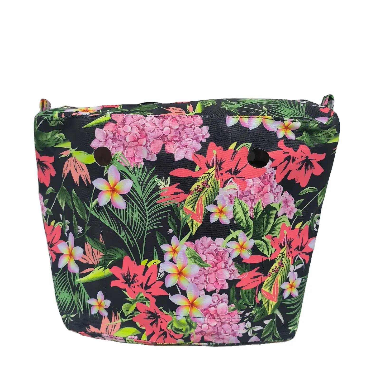 Подкладка джинсовая для сумки mini Flower темная (906285)