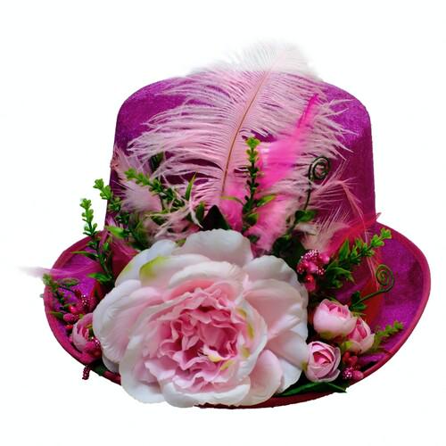 Шляпа Цветочный принц Seta Decor 18-948ML-PN Шляпа Цветочный принц Seta Decor 18-948ML-PN