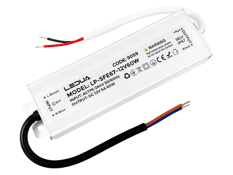 Блок живлення LEDUA 60W IP67 12V (LP-SFE67-12V60W)