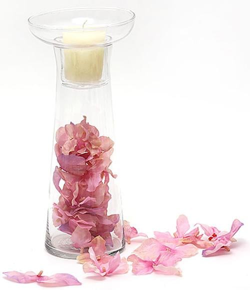 Підсвічник скляний 23,5х11 см зі з'ємною склянкою (BD-527-C12) - фото 2 Підсвічник скляний 23,5х11 см зі з'ємною склянкою (BD-527-C12) - фото 2