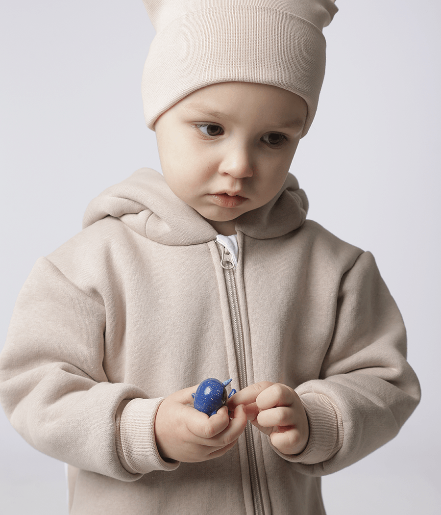 Комбинезон детский BUNNY BOX Микки с ушками триника утепленный р. 98 Бежевый (00398) - фото 3 Комбинезон детский BUNNY BOX Микки с ушками триника утепленный р. 98 Бежевый (00398) - фото 3