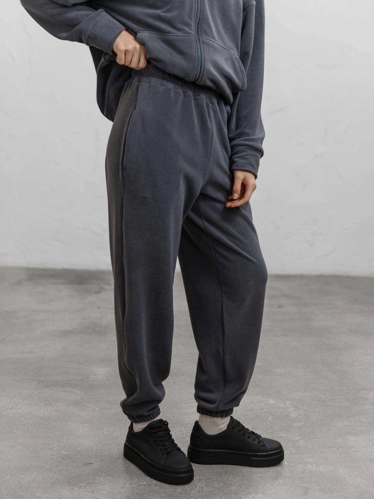 Штани жіночі з фліс-плюшу FROMUS L Графіт (2656-8) - фото 2 Штани жіночі з фліс-плюшу FROMUS L Графіт (2656-8) - фото 2