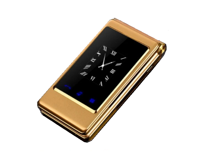 Телефон мобільний Tkexun A15/Satrend A15/Dsfen A15 Dual display Gold (11163629)