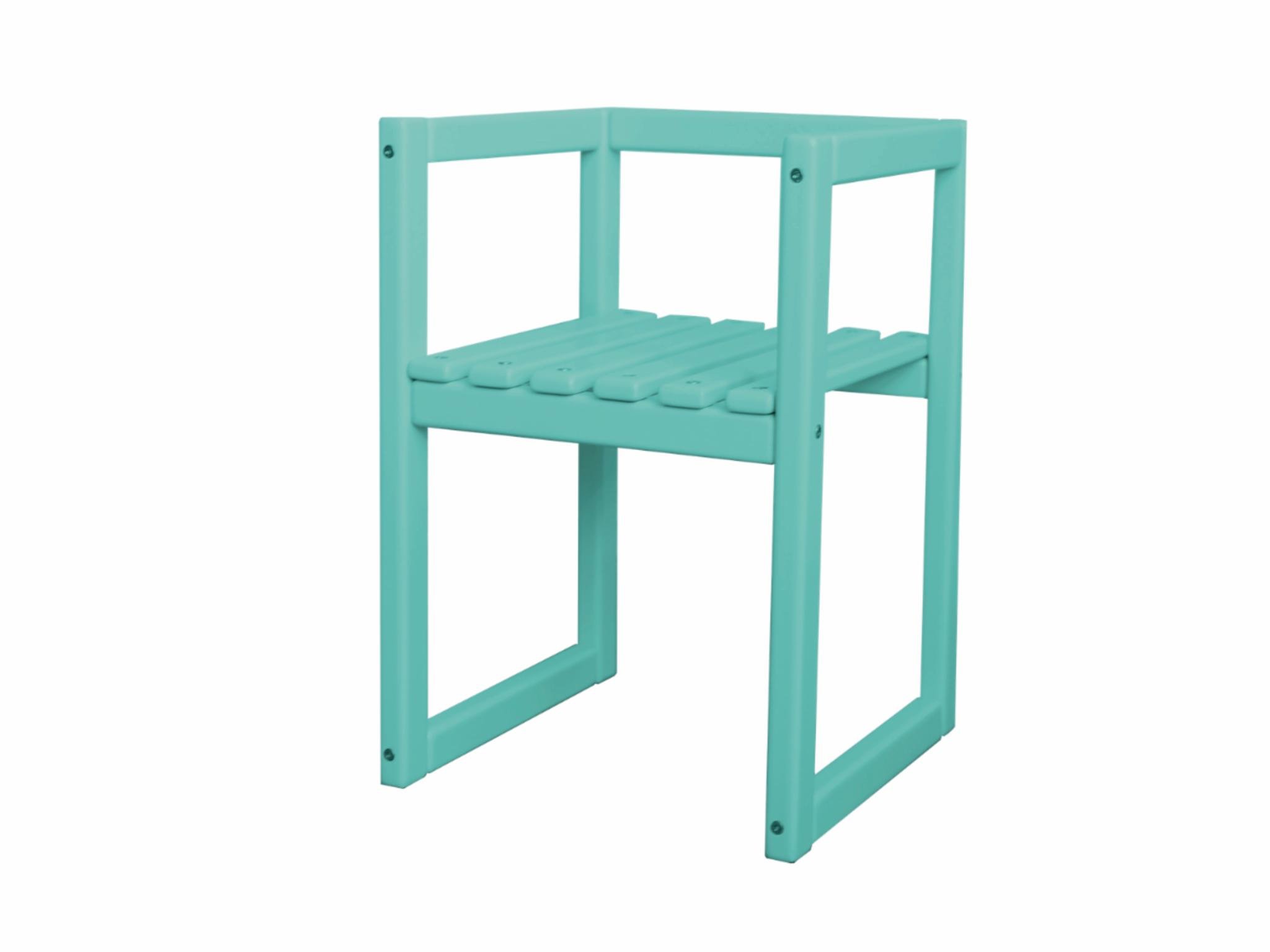 Дитячий стільчик Куб Монтессорі з прямою спинкою М'ятний (23464937)