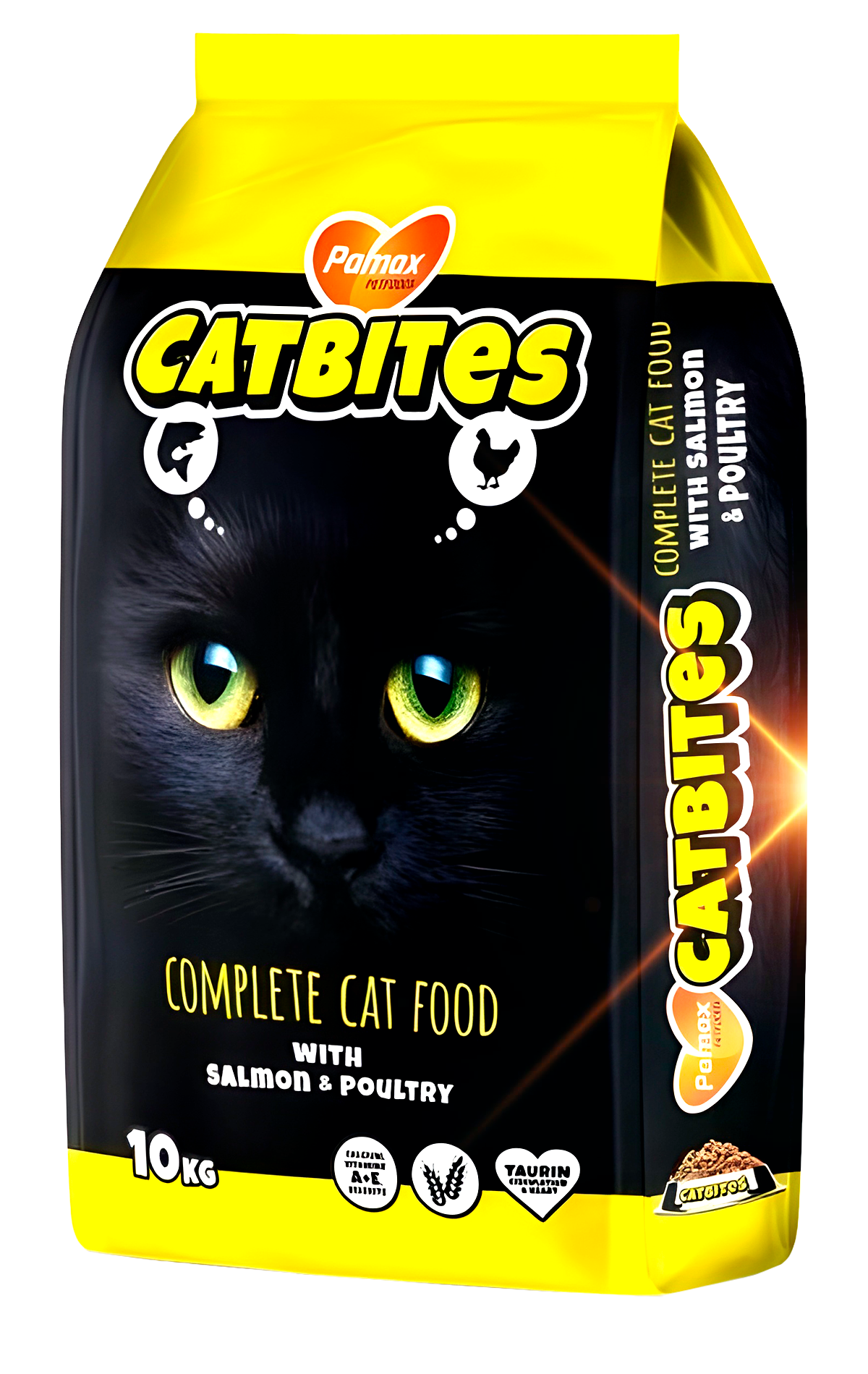 Корм сухой для котов Pamax CatBites со вкусом лосося и птицы 10 кг (415558035) Корм сухой для котов Pamax CatBites со вкусом лосося и птицы 10 кг (415558035)