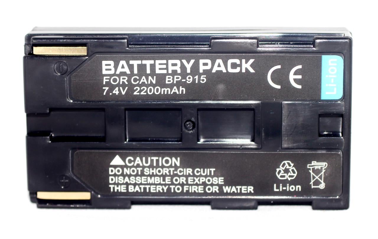 Аккумулятор для камер Canon BP-915 2200 ma аналог BP-911 BP-911K BP-914 BP-915 BP-924 BP-927 BP-930
