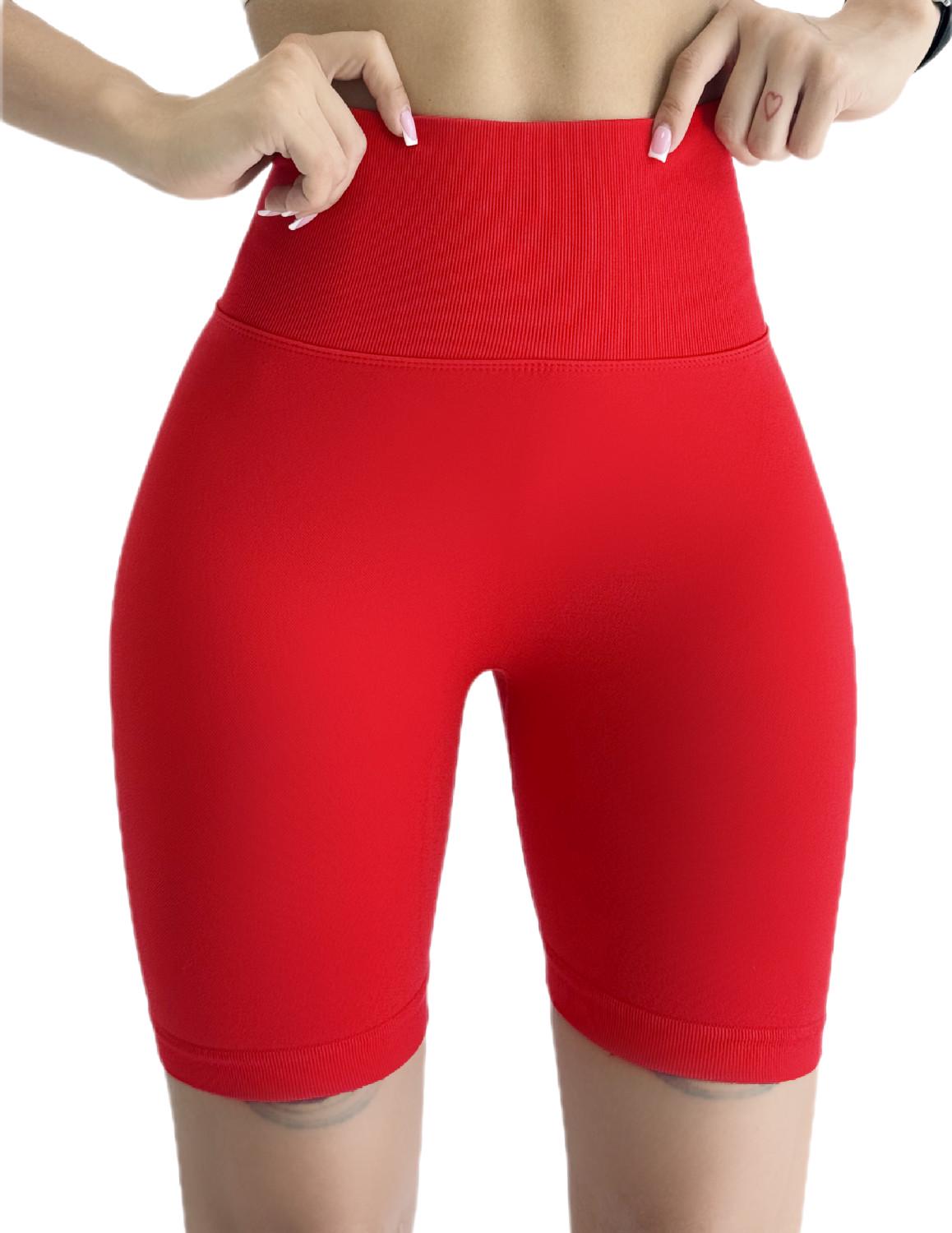 Шорти-велосипедки жіночі для фітнесу LILAFIT пуш ап L Червоний (LFH000028) Шорти-велосипедки жіночі для фітнесу LILAFIT пуш ап L Червоний (LFH000028)