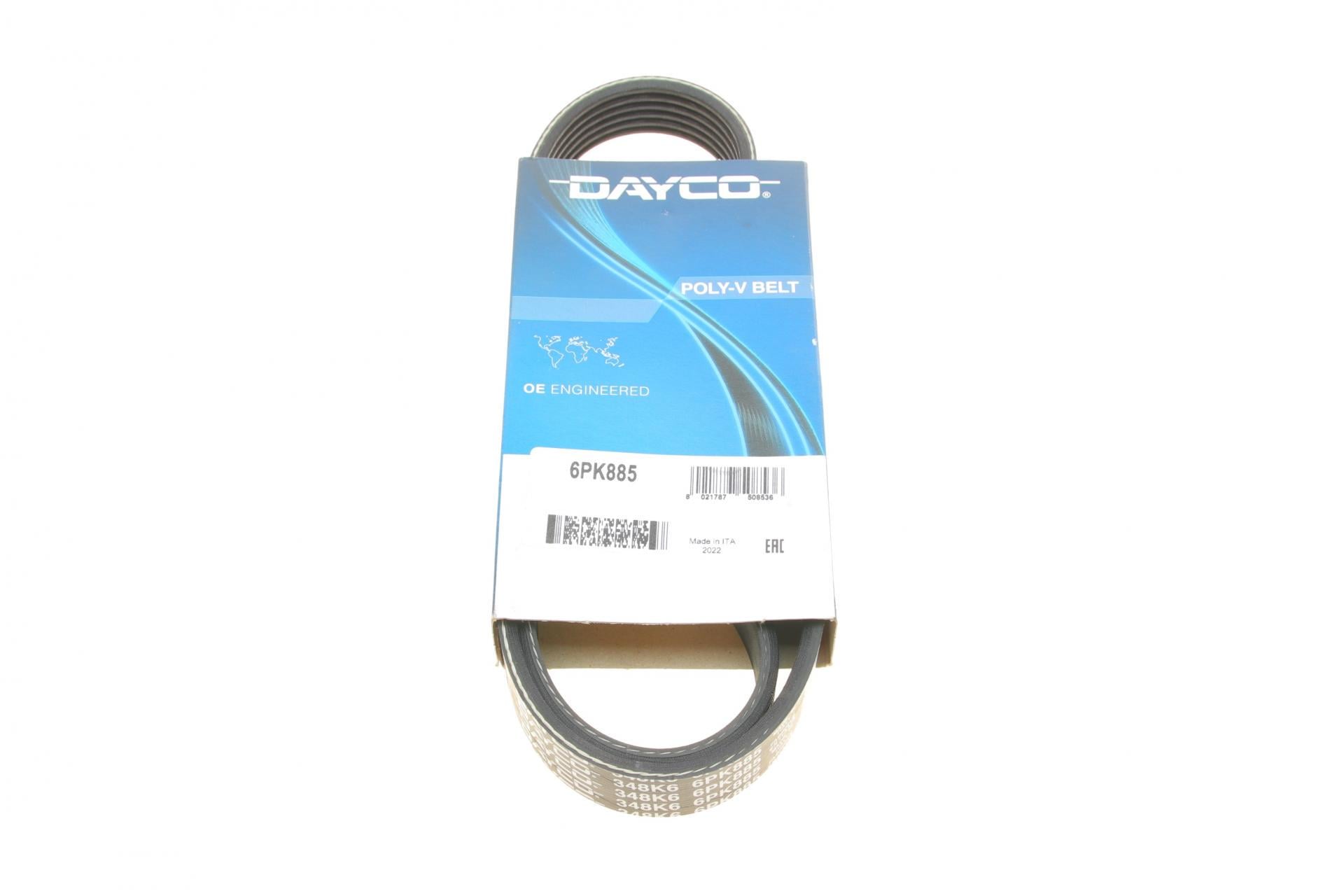 Ремень генератора DAYCO Chevrolet Aveo 1.4 06-07 6PK885