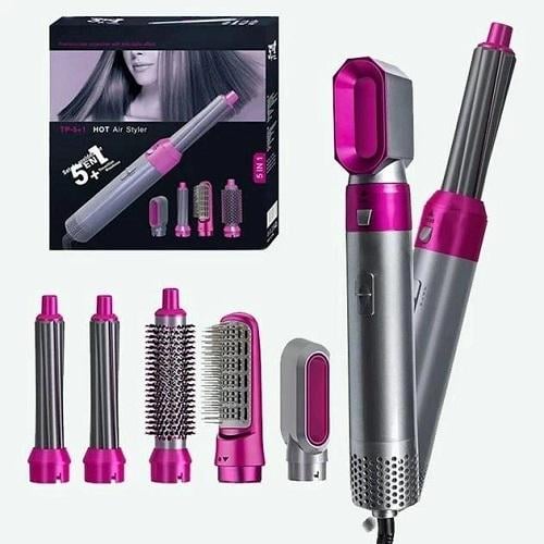 Фен мультистайлер Hot AIR Styler 5в1 для разных типов волос 1000 Вт (MG-01551) - фото 3