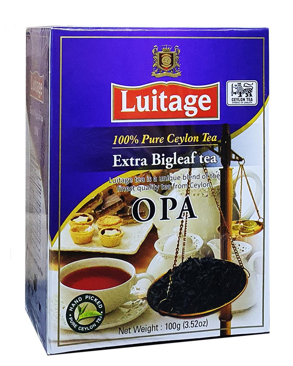 Чай черный Luitage OPA крупнолистовой 100 г (52454) Чай черный Luitage OPA крупнолистовой 100 г (52454)