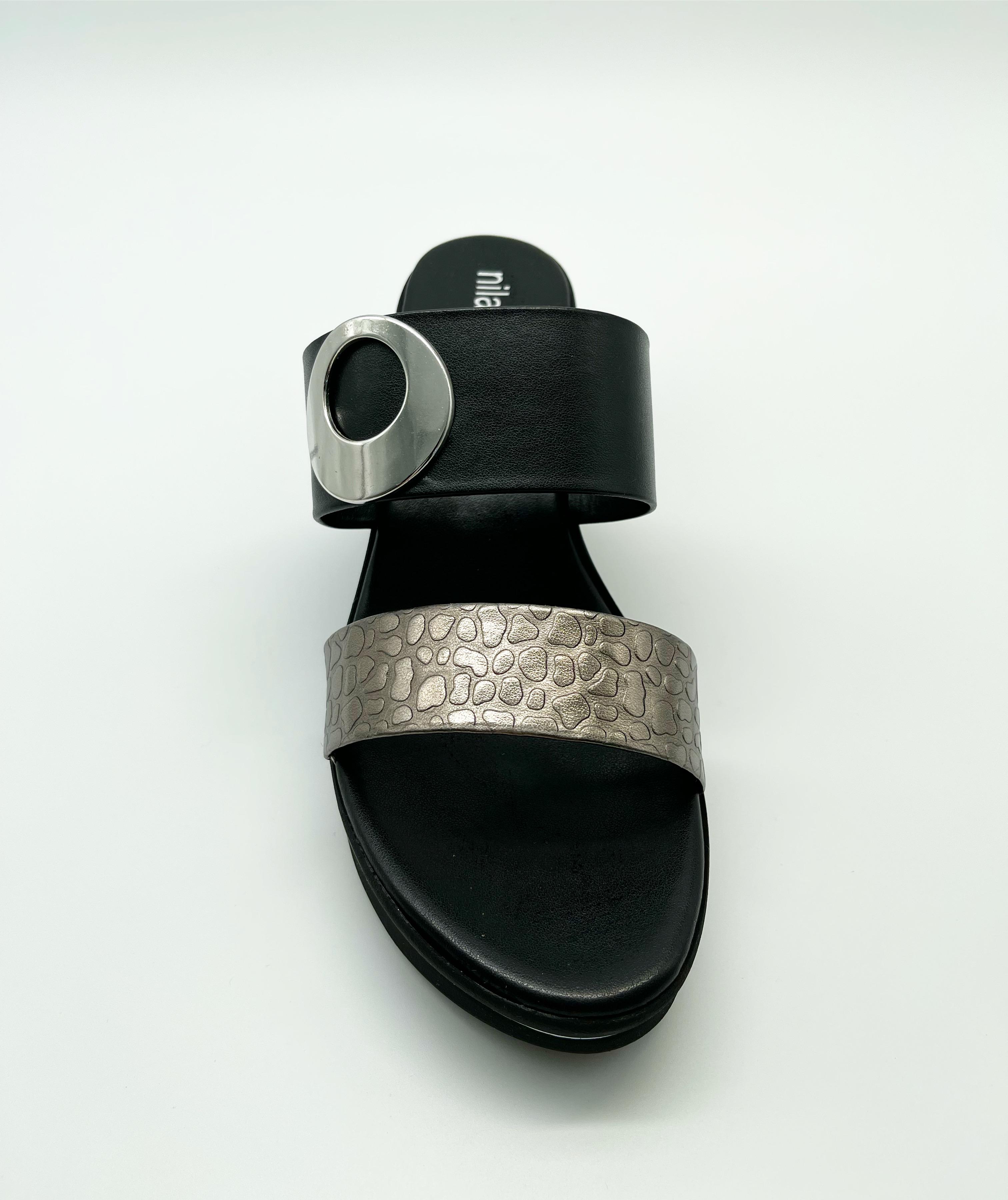 Шлепанцы женские NilaNila CIR8559 р. 38 Черный - фото 5