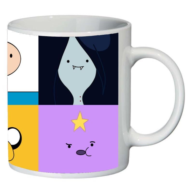 Кружка с принтом SuperCup Время приключений (SC-ATR-0015)