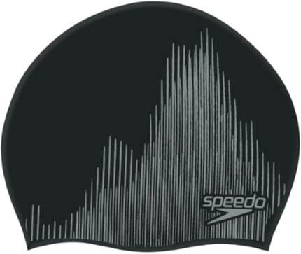 Шапочка для плавания Speedo Rev Moud Silc Cap Au Black/Grey (8-09337F935)