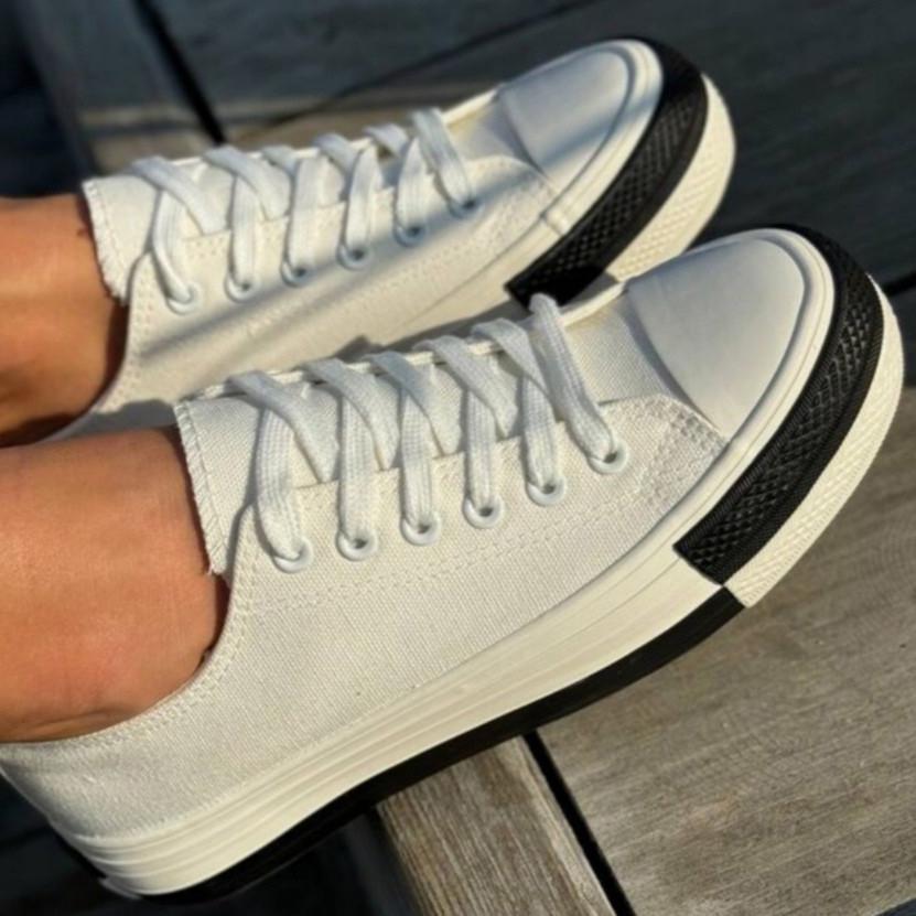 Кеди жіночі класичні текстильні р. 36 23,5 см (27881242) - фото 6 Кеди жіночі класичні текстильні р. 36 23,5 см (27881242) - фото 6