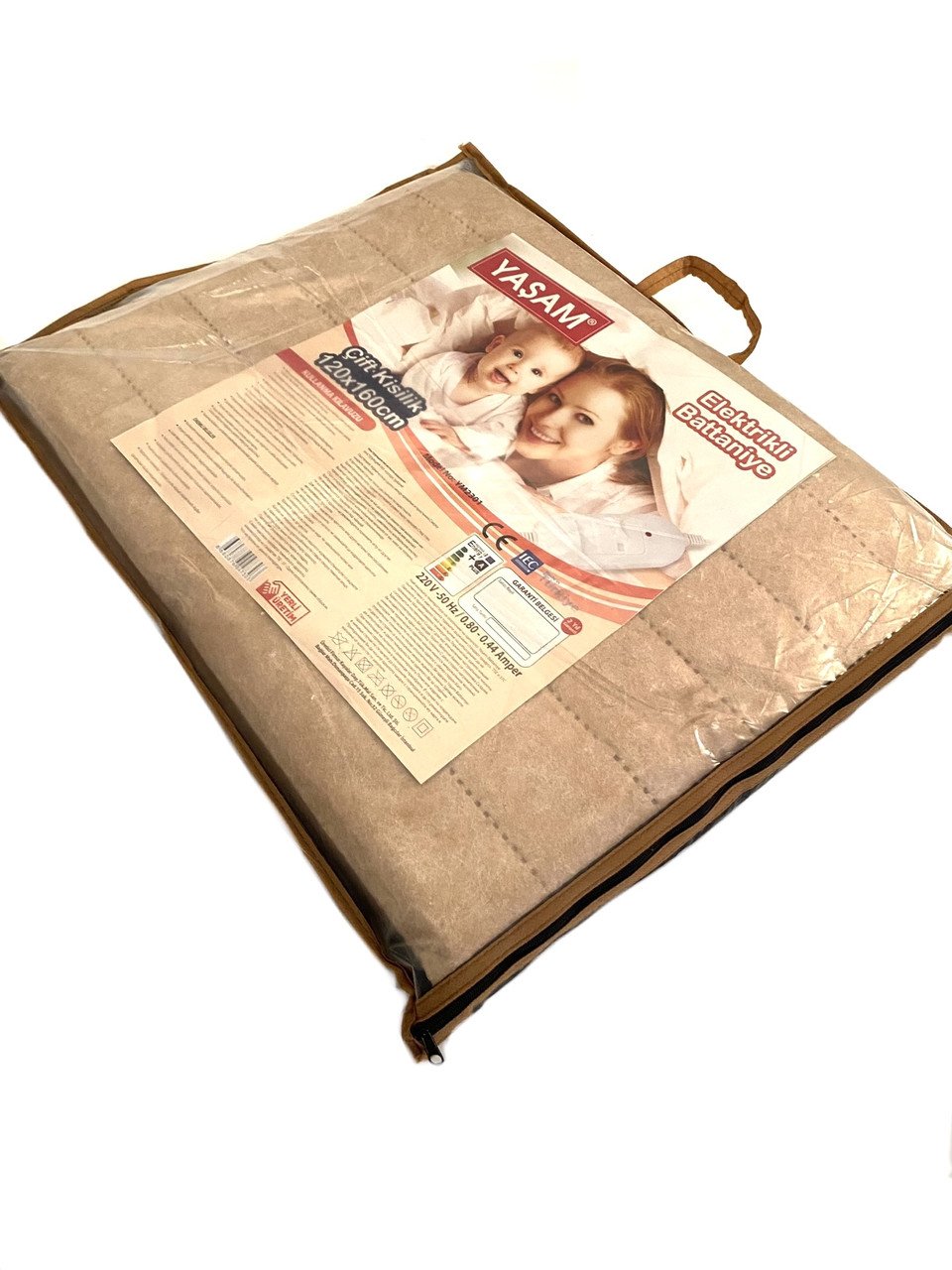 Электропростынь двуспальная YASAM 120х160 см Коричневый (YM2301-02) - фото 2 Электропростынь двуспальная YASAM 120х160 см Коричневый (YM2301-02) - фото 2