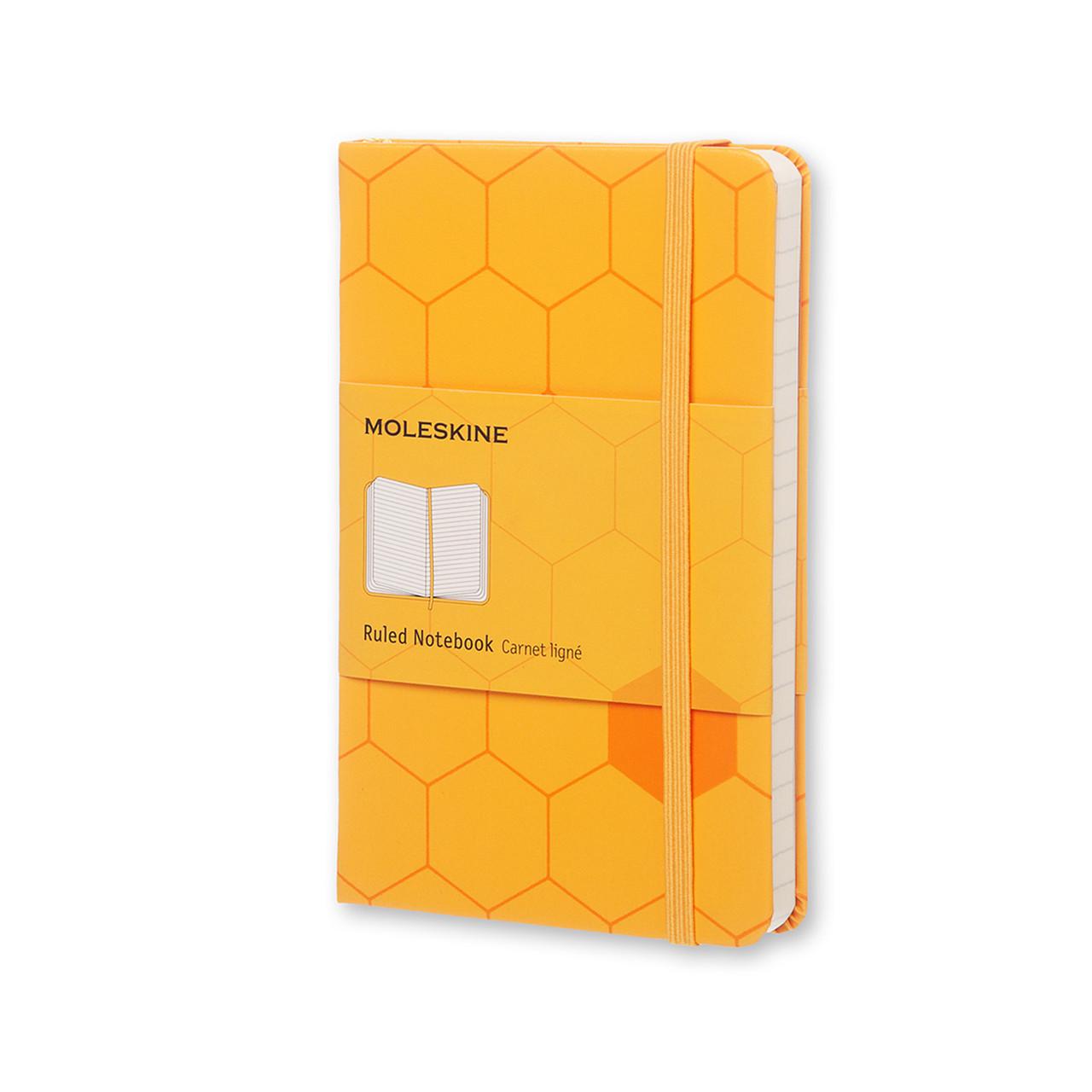 Блокнот Moleskine Limited Honey карманный 192 страницы в линейку желтый 9х14 см (9788867324231)