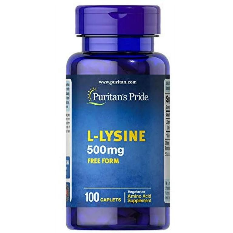 Аминокислоты Puritan's Pride L-Lysine 500 mg 100 капс.