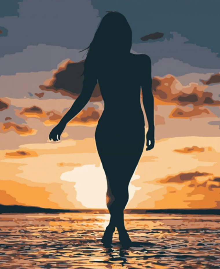 Картина по номерам Strateg Рассвет на море 40x50 см (DY360)