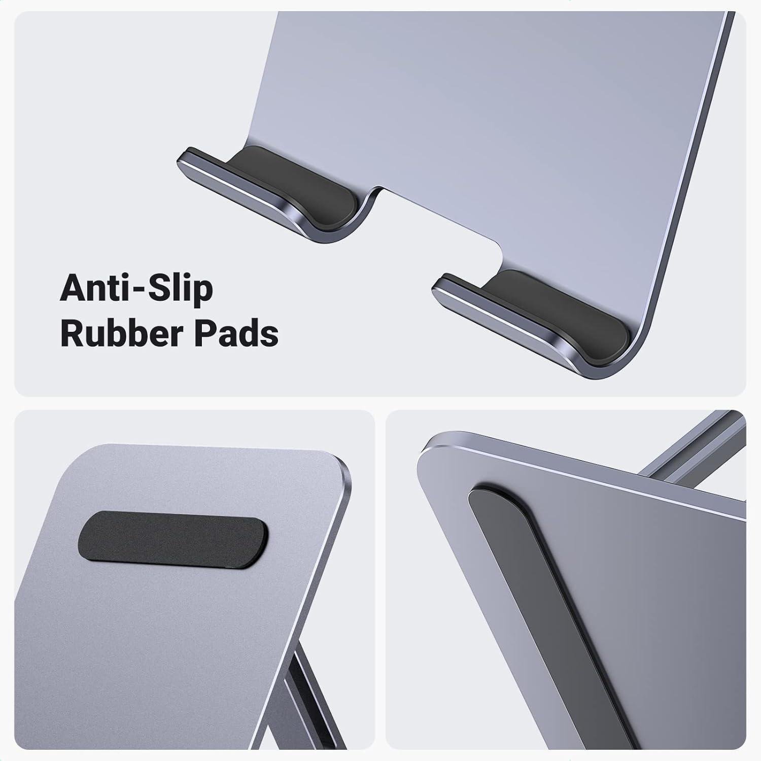 Подставка для планшета Ugreen 4.7-12.9" алюминиевая Темно-серый (15414) - фото 2 Подставка для планшета Ugreen 4.7-12.9" алюминиевая Темно-серый (15414) - фото 2