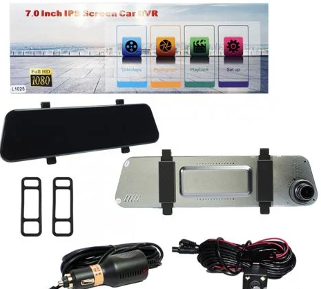 Зеркало-видеорегистратор DVR L1025 2 камеры - фото 5