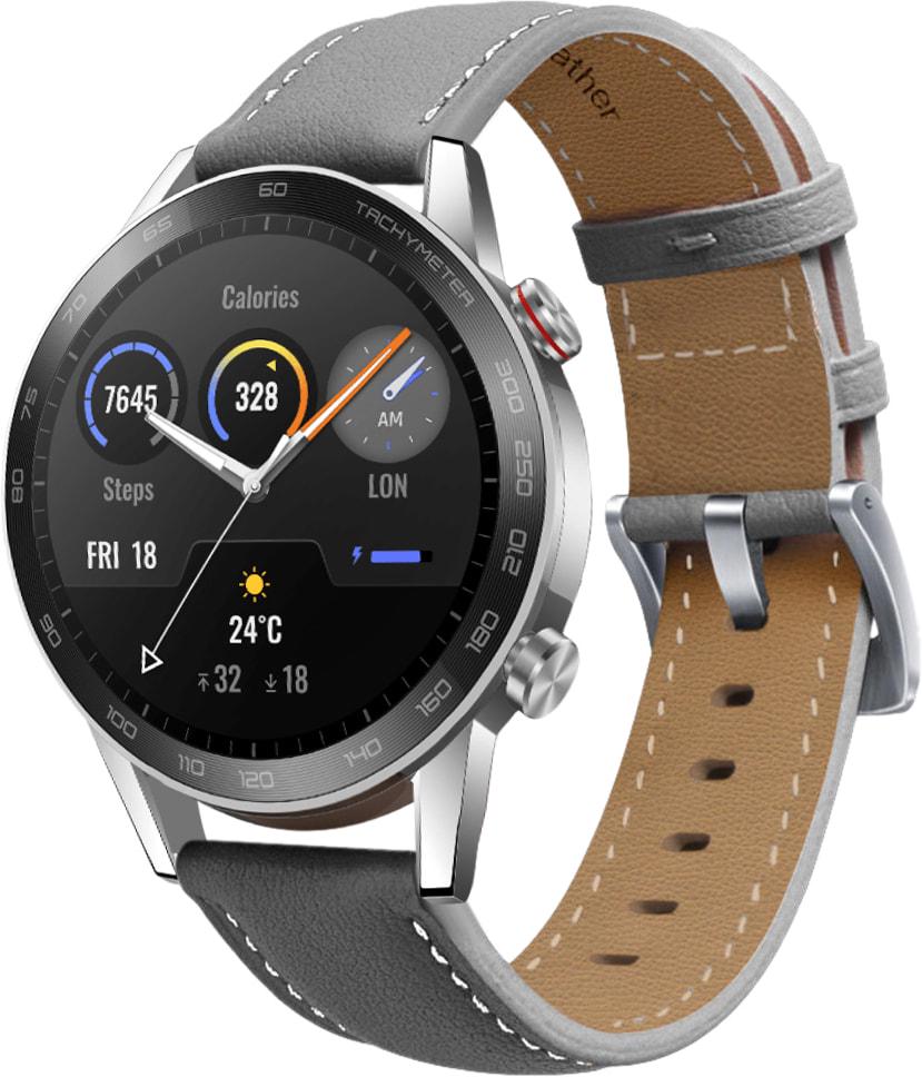 Ремешок кожаный Folsa для Honor Magic Watch 2 46 мм Grey (31551-33)
