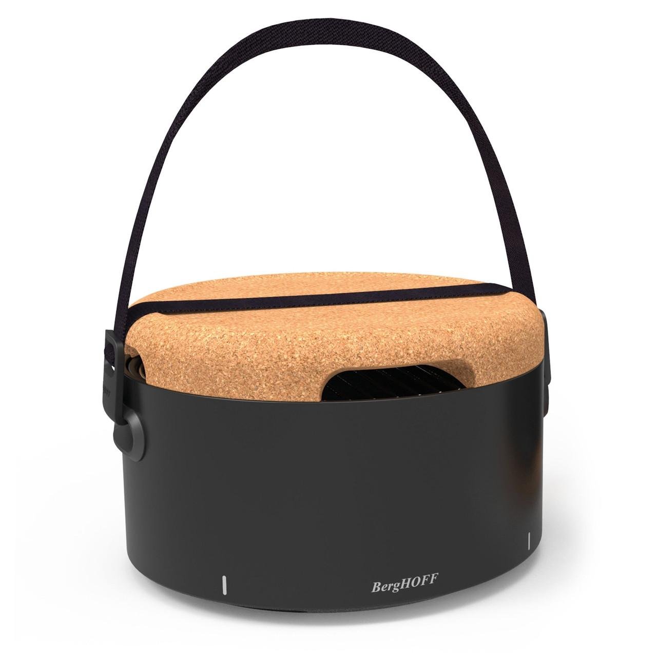 Гриль настольный угольный BergHOFF с решеткой и крышкой нержавеющая сталь 35 см Черный (2731732740) Гриль настольный угольный BergHOFF с решеткой и крышкой нержавеющая сталь 35 см Черный (2731732740)