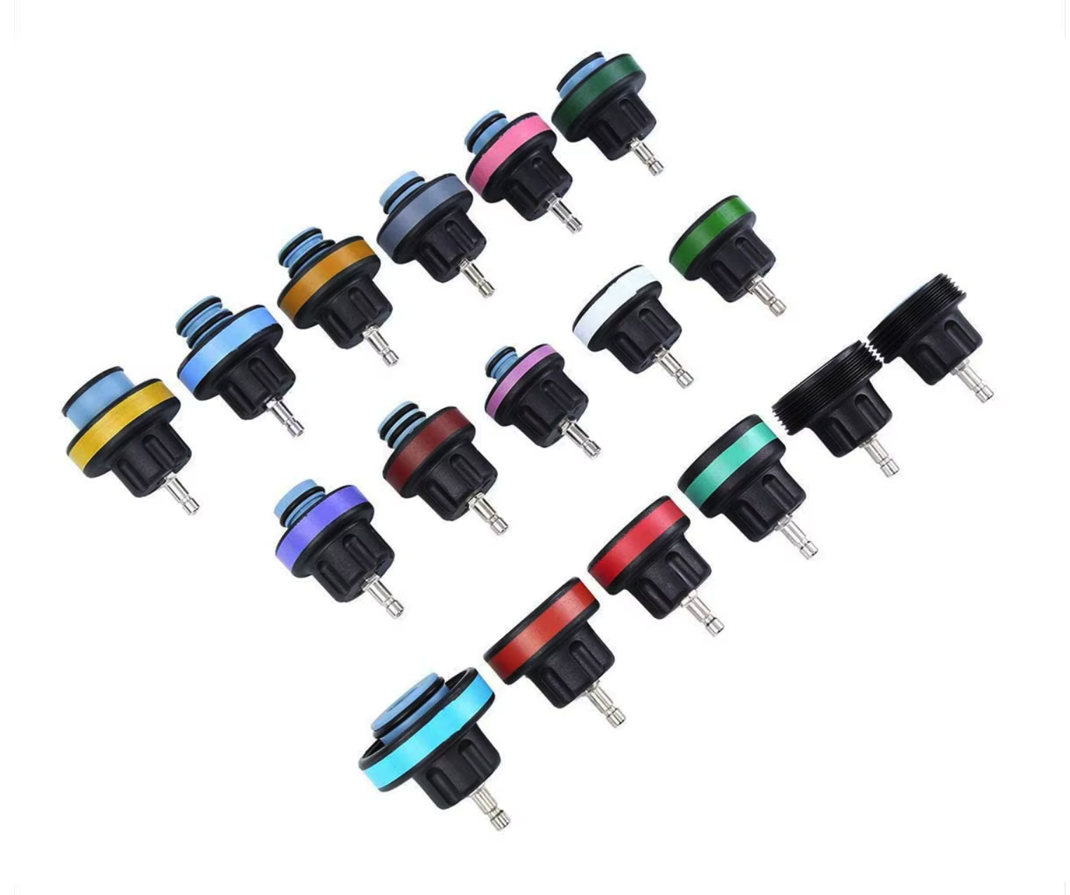 Набор для тестирования герметичности системы охлаждения 28 REWOLT (T3072) - фото 3 Набор для тестирования герметичности системы охлаждения 28 REWOLT (T3072) - фото 3