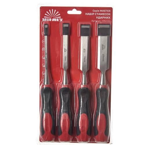 Набор стамесок Vitals Master 6/12/19/25 мм 4 ед. (000195722)