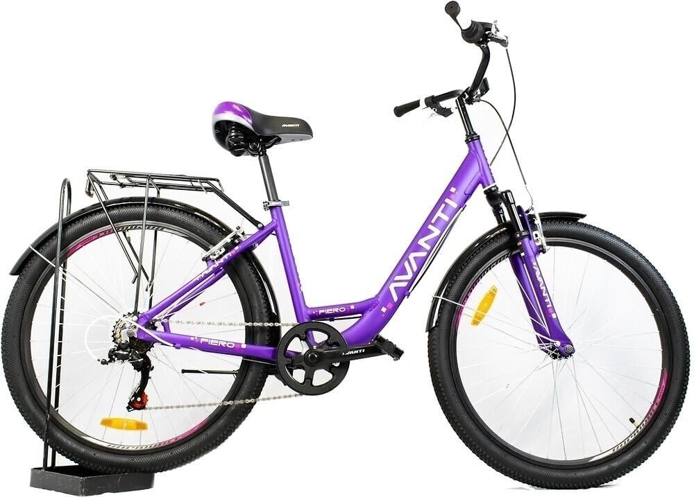 Велосипед городской женский Avanti Fiero 6 скоростей 26" Фиолетовый (2eb52a6e)